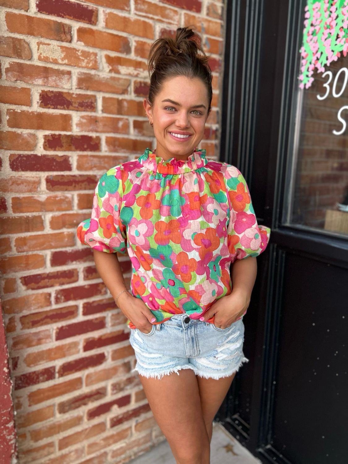RYAN BUTTON BLOUSE