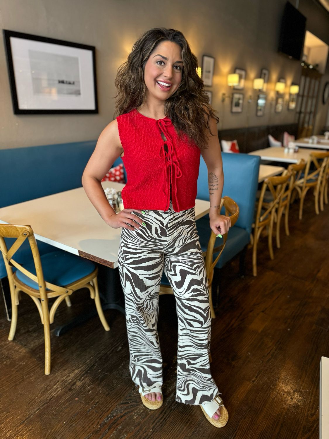 ZEBRA WIDE LEG