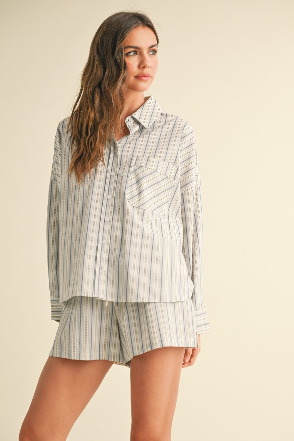 MULTI STRIPE SHORTS