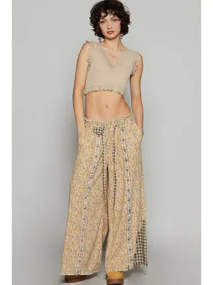 CONTRAST PANTS