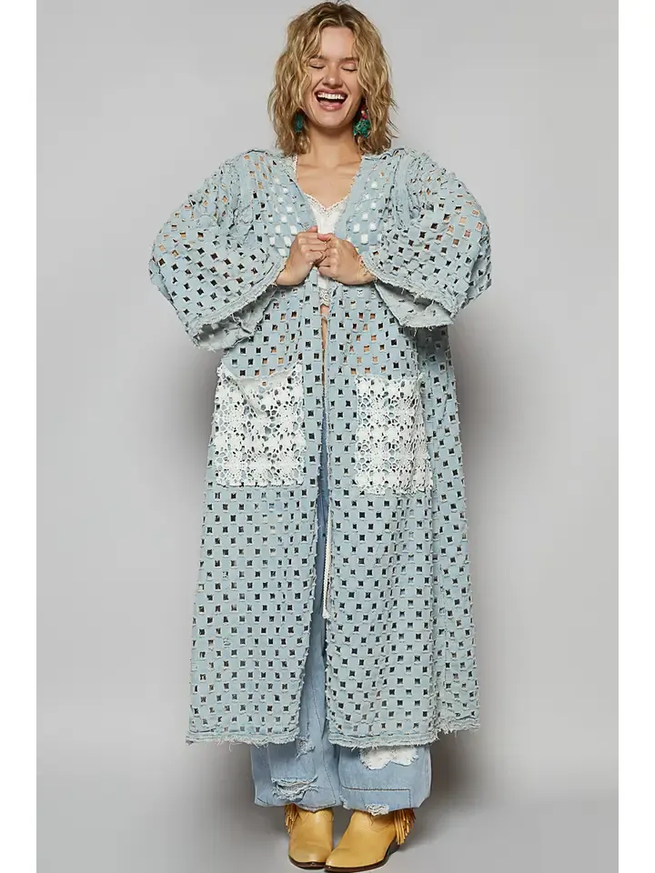 TILL WOVEN KIMONO