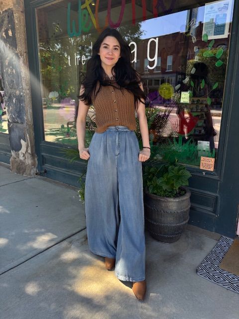 WIDE LEG DENIM