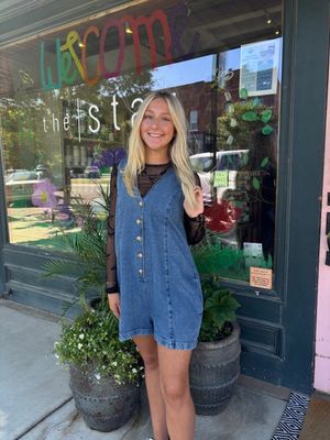FRONT BUTTON ROMPER