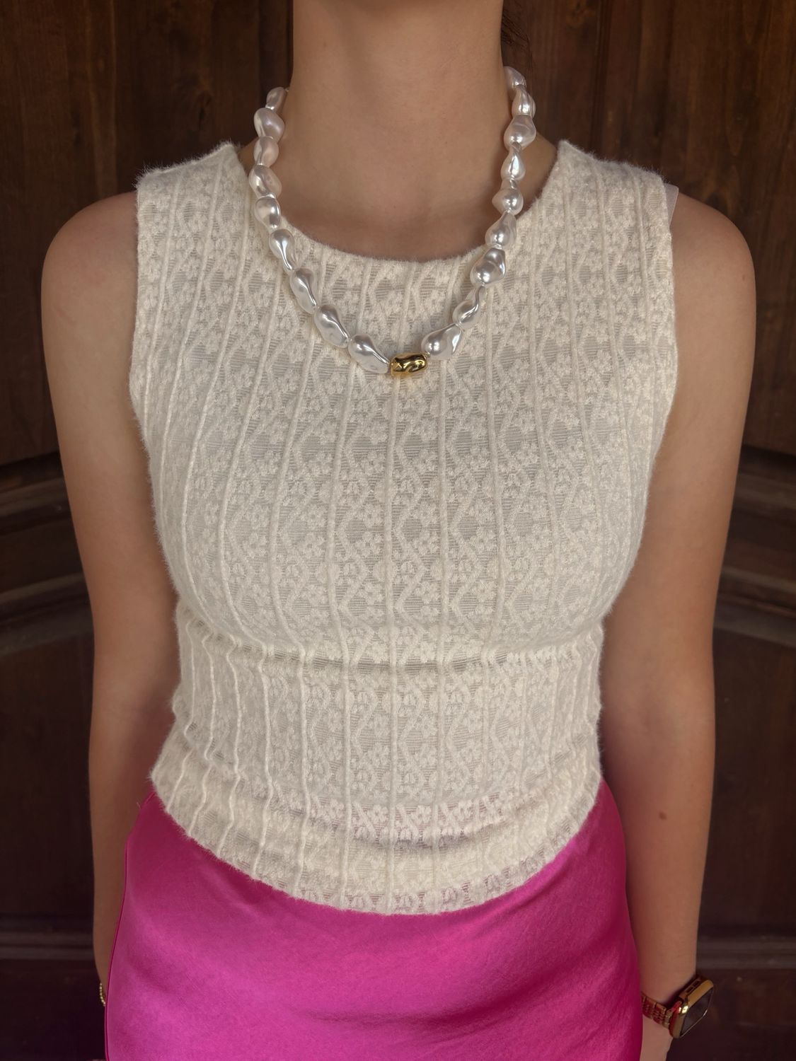 TEXTURED KNIT TOP