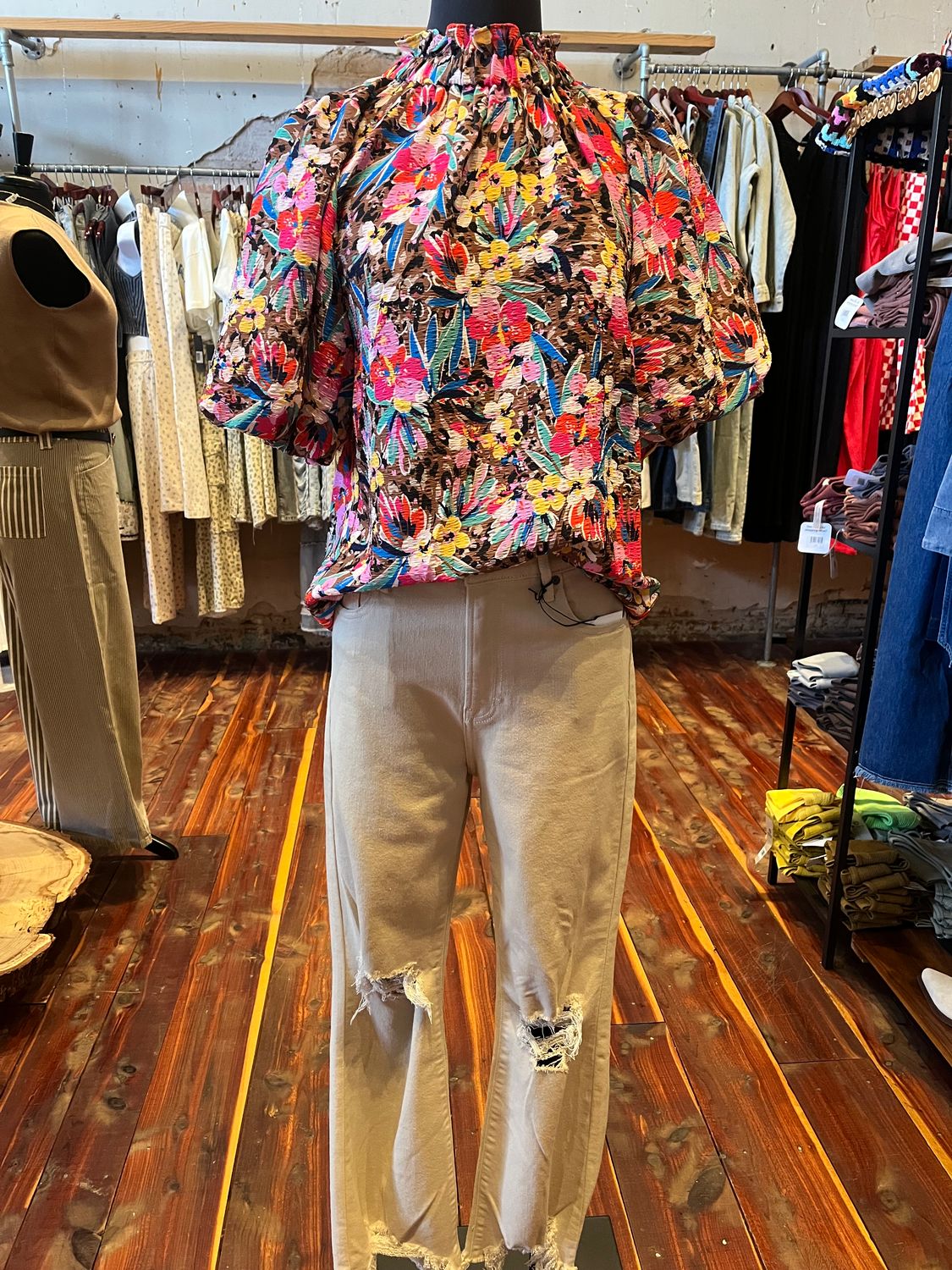 JANE BUTTON BLOUSE