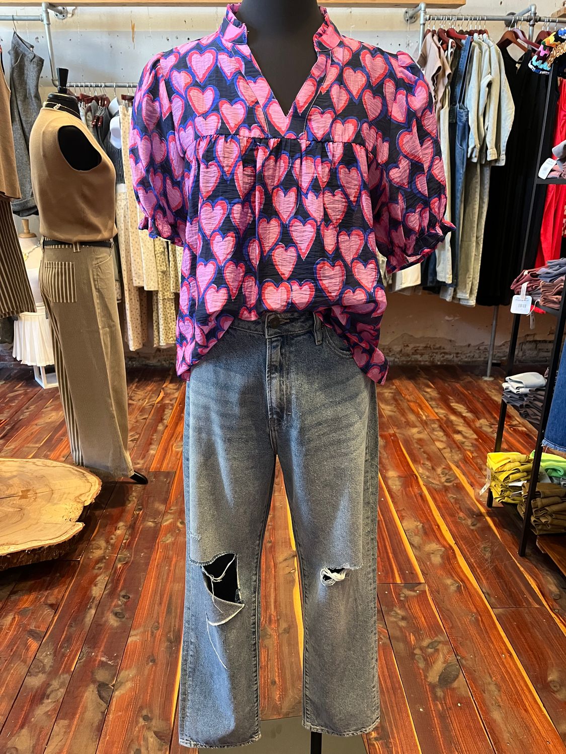 LOVER V NECK BLOUSE