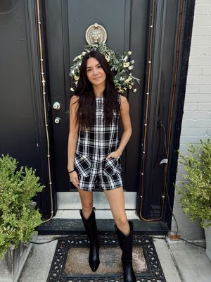 TWEED ROMPER