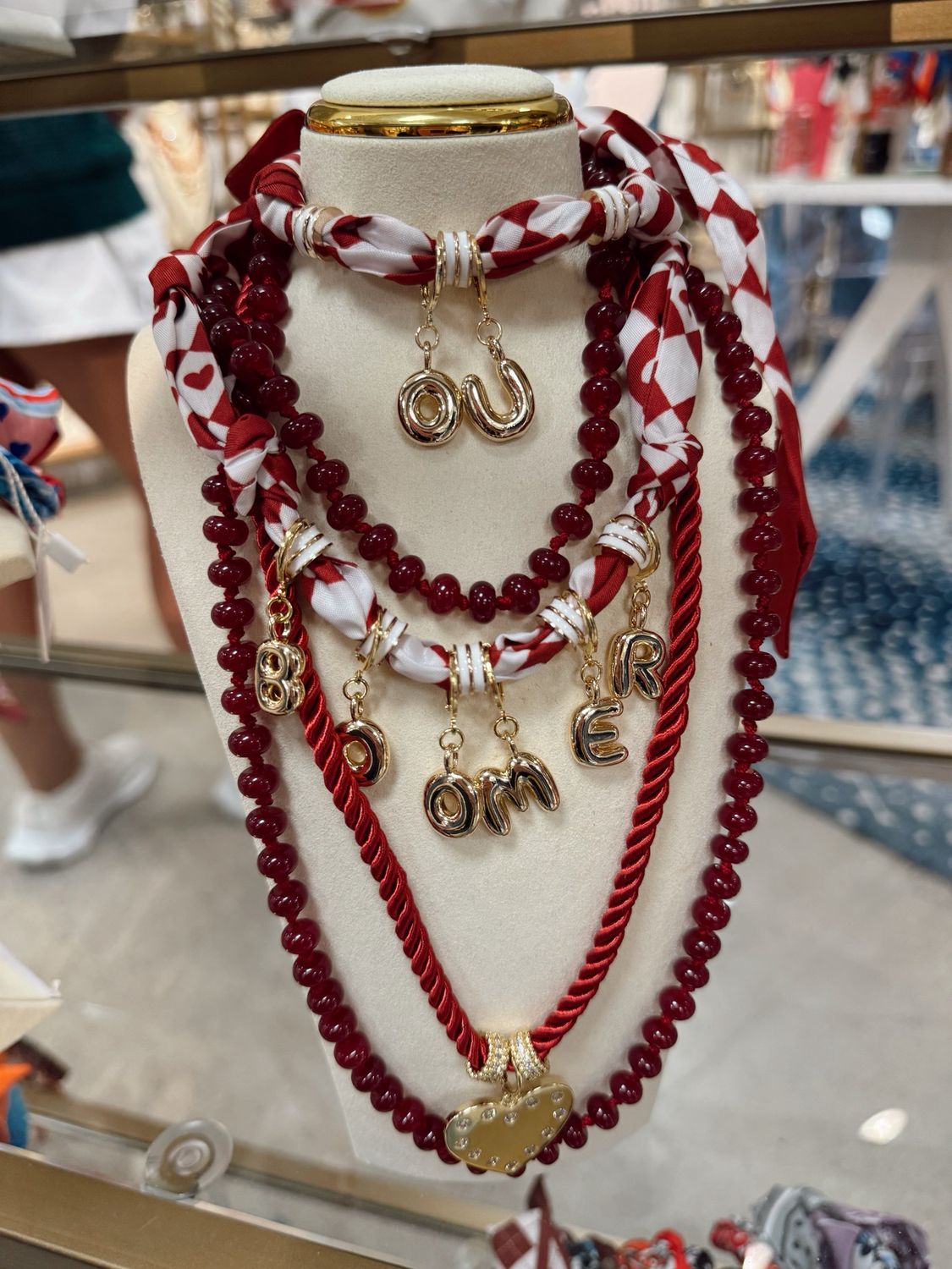 boomer scarf necklace