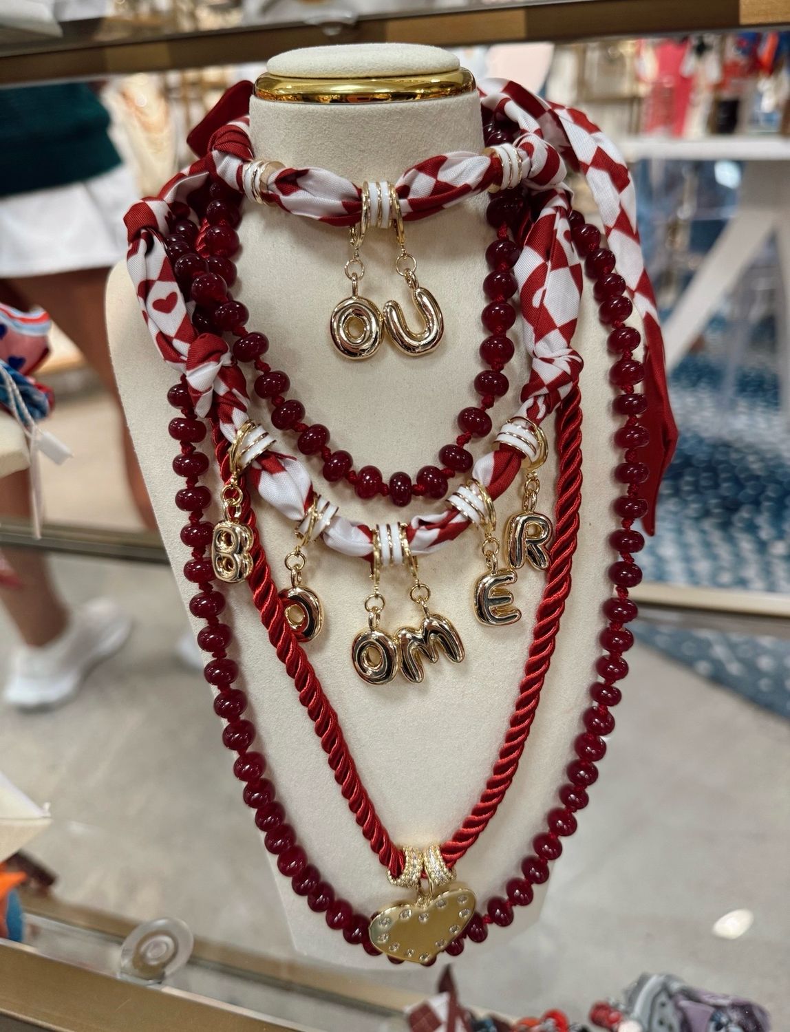 heart rope necklace
