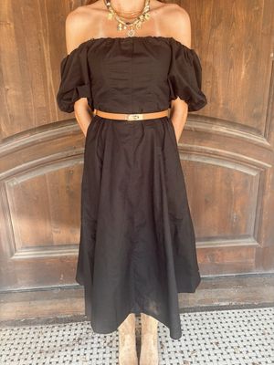 OFF THE SHOULDER MIDI