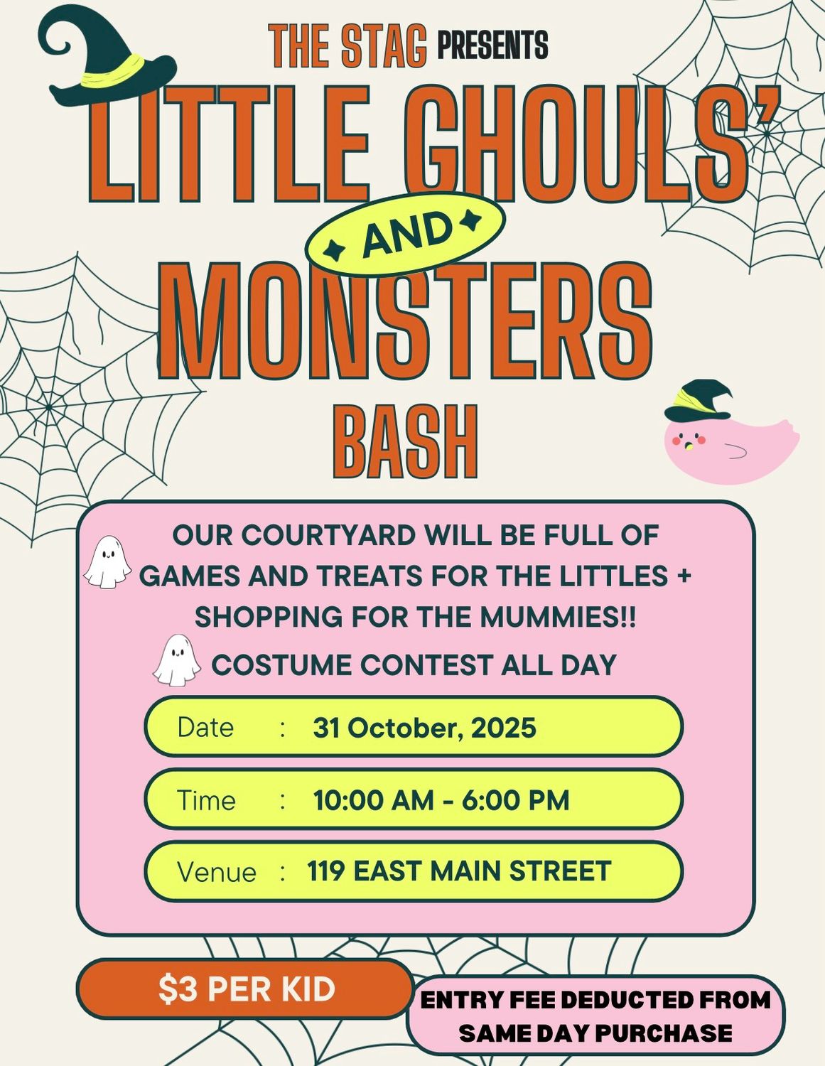 little ghouls’ &amp; monsters bash TICKETS