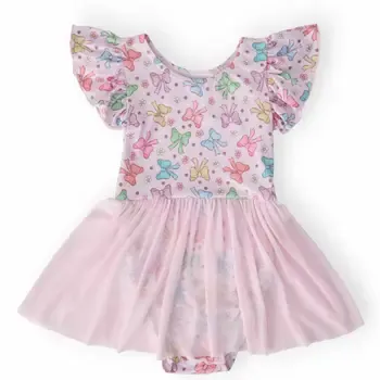 SPRINGTIME BOWS TWIRL LEOTARD