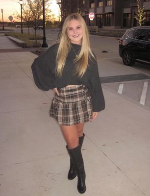 PLAID SKORT