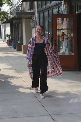 RAINBOW CROCHET CARDIGAN