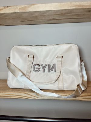 GYM DUFFLE CREAM