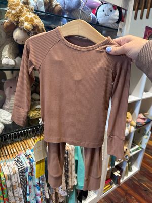 BROWN BAMBOO SET LS 