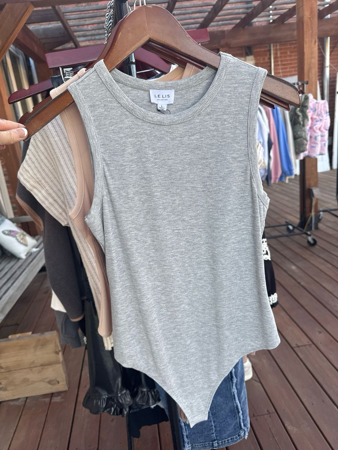 ROSA H. GREY BODYSUIT