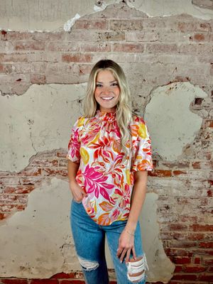 ELLA BUTTON BLOUSE