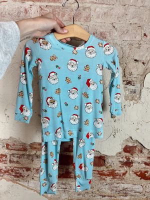 VINTAGE SANTA BLUE SET