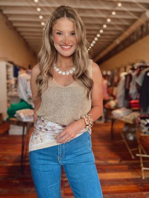 WREN SLEEVELESS SWEATER