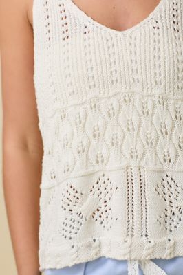 CROCHET KNIT TANK