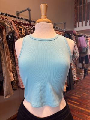 RIBBED CROPPED TANK