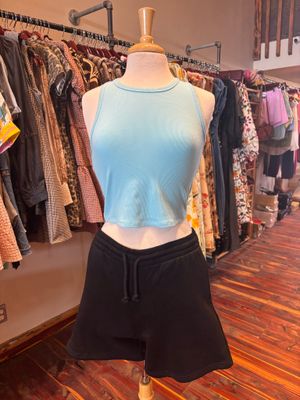 RIBBED CROPPED TANK