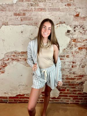 MULTI STRIPE SHORTS