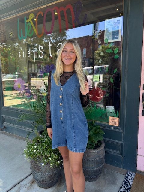 FRONT BUTTON ROMPER