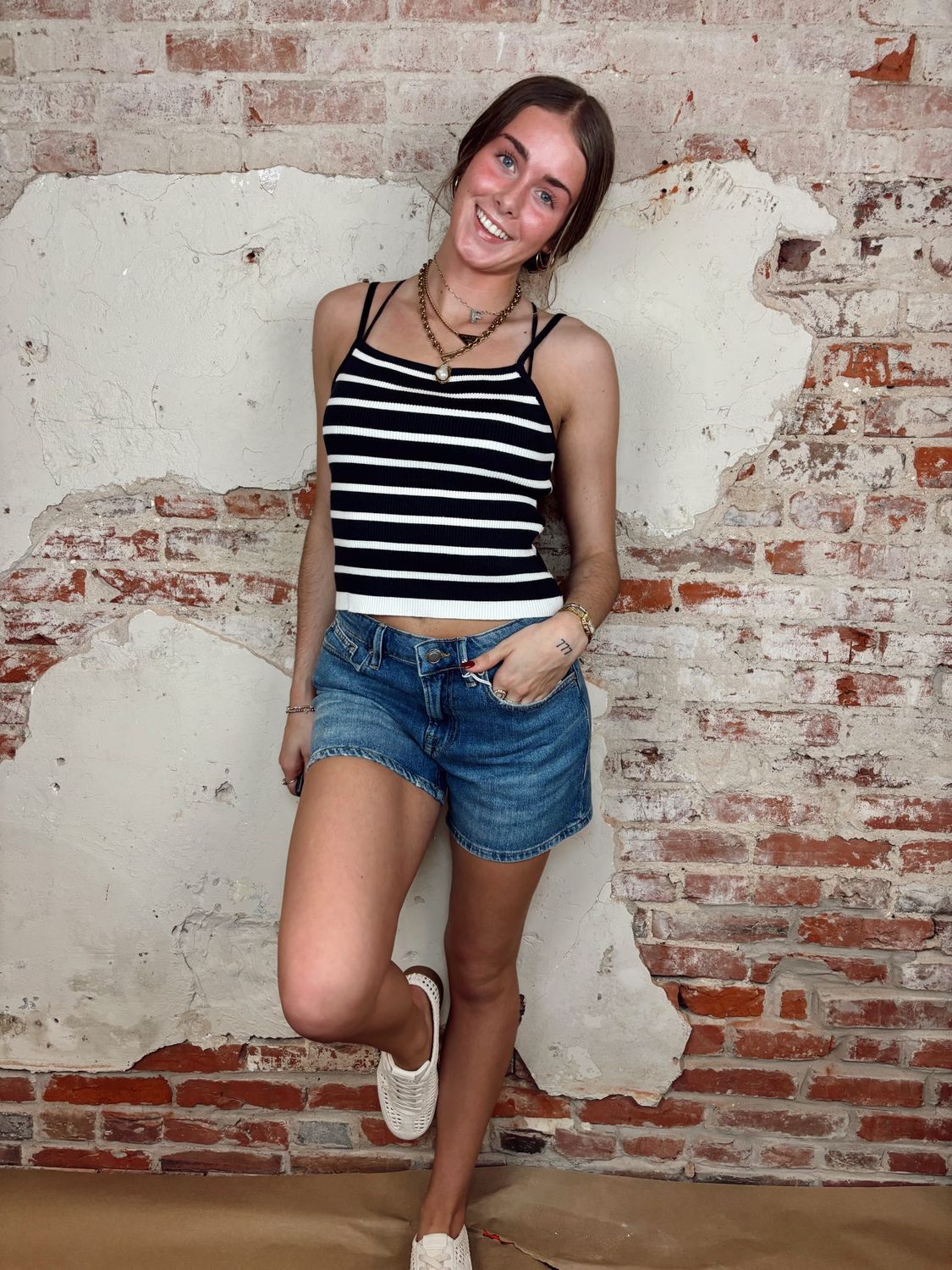 ADDISON STRIPE TANK