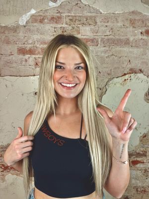 RHINESTONE CROP TANK