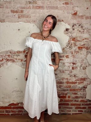 OFF THE SHOULDER MIDI