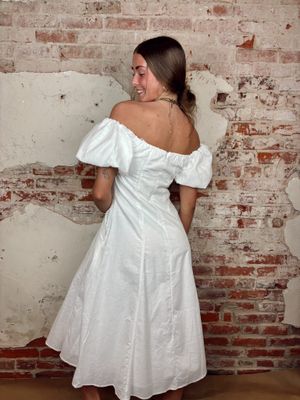 OFF THE SHOULDER MIDI