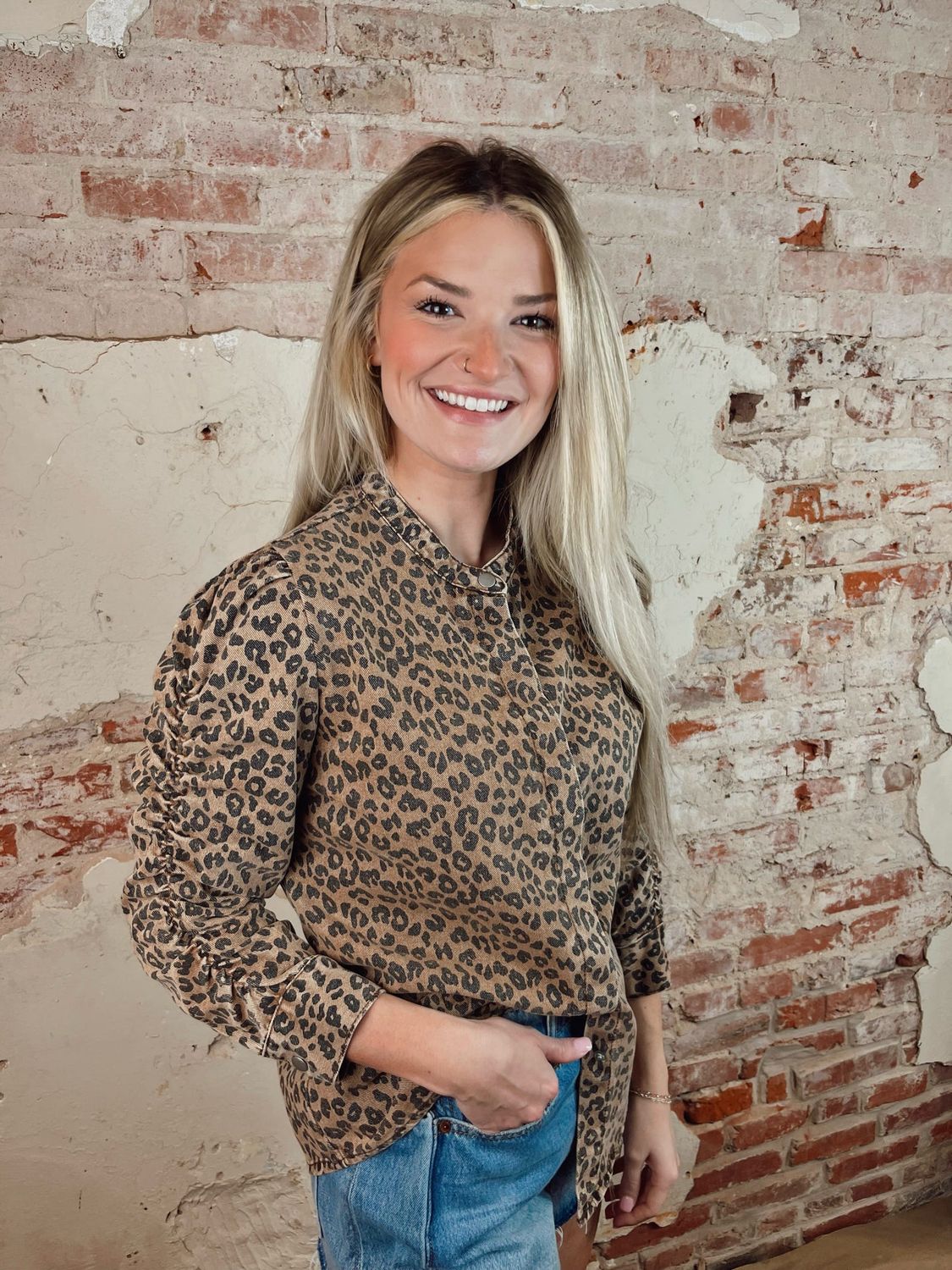 LEOPARD PRINT JACKET