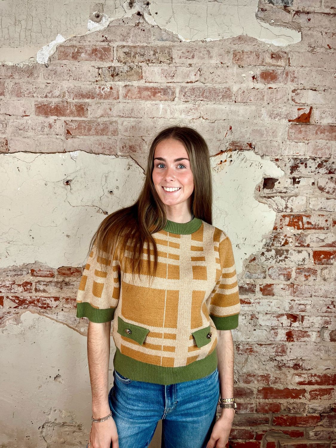 STRIPED KNIT CARDIGAN