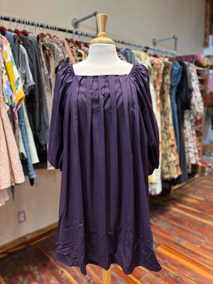 BUBBLE SLEEVE DRESS
