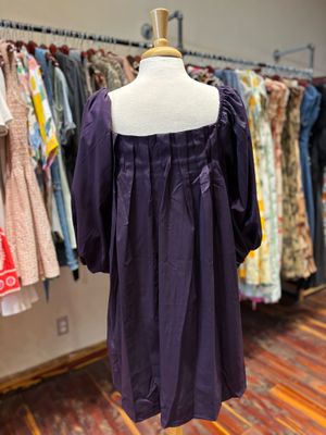 BUBBLE SLEEVE DRESS