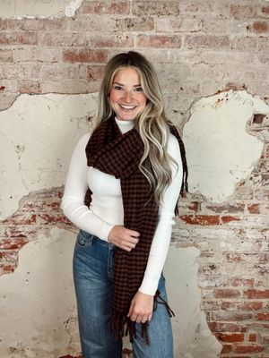 GINGHAM SCARF