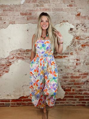 FLORAL JUMPSUIT