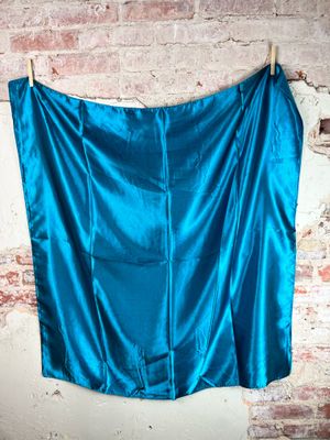 TEAL SATIN WILDRAG