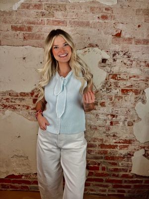 BOW SWEATER TOP