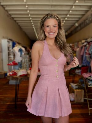 PRETTY IN PLEATS DRESS