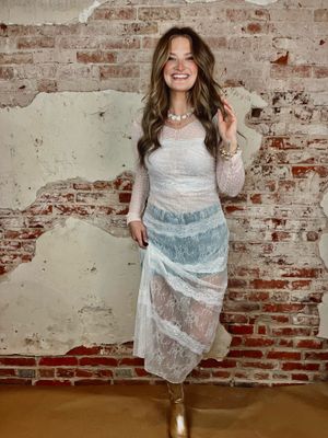LACE MAXI DRESS