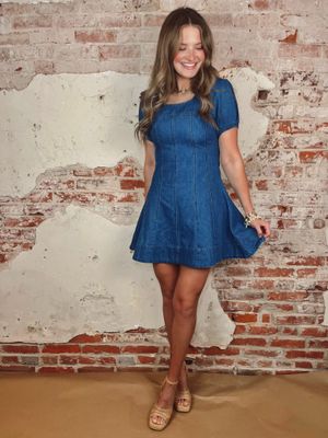 DENIM DARLING DRESS