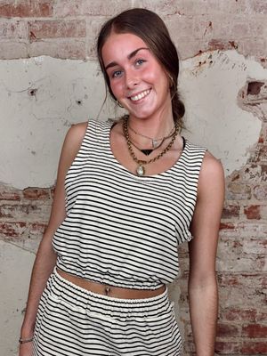 STRIPED FRENCH TERRY