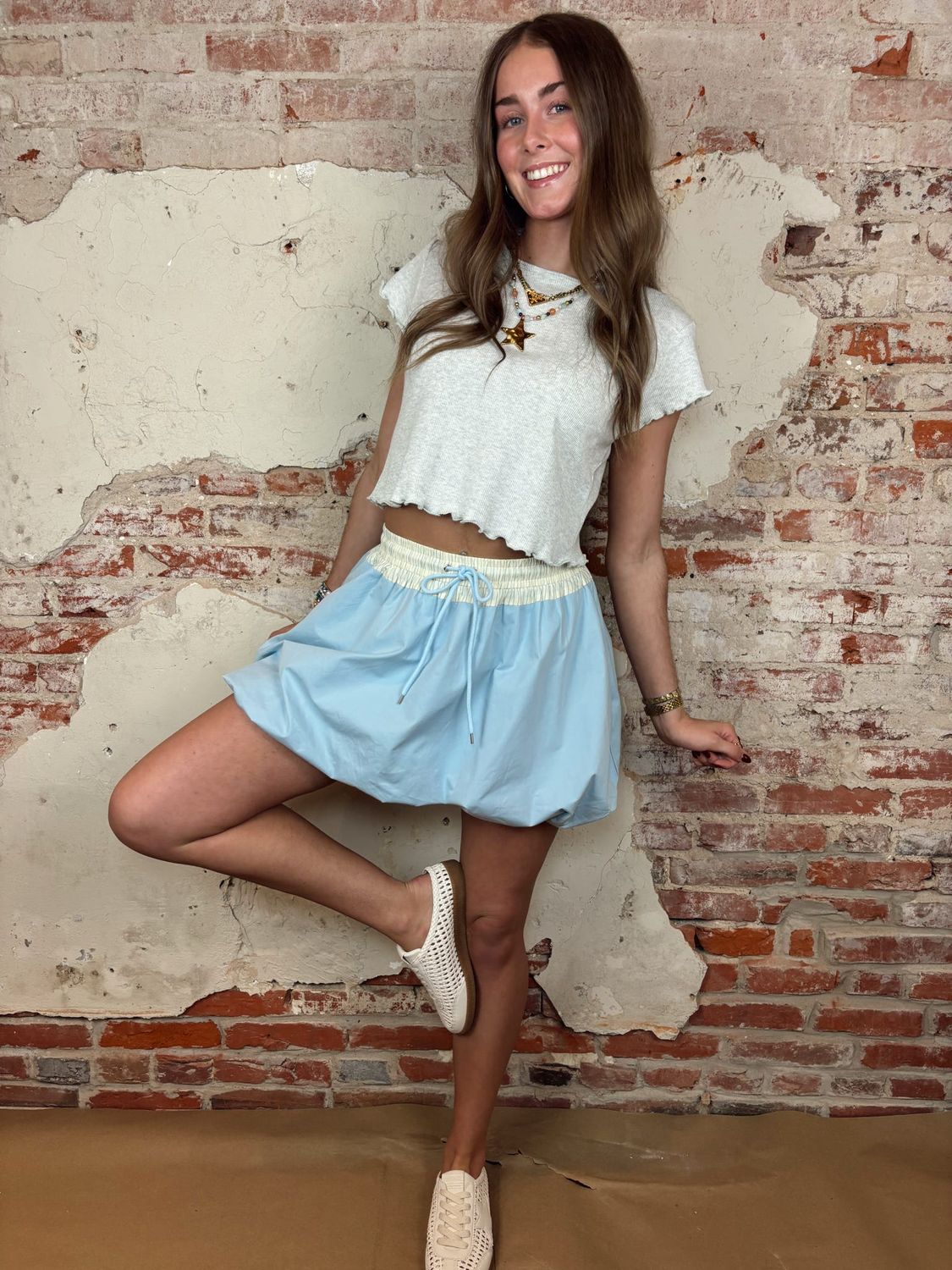 MICRO SHORTIE BUBBLE SKORT