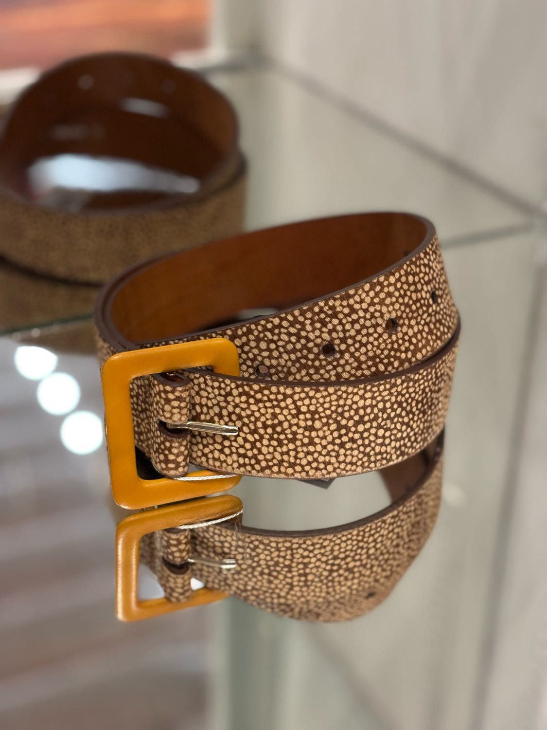 GIRAFFE PRINT HAIR BELT