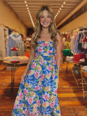 SUNSET PETAL SKY MAXI