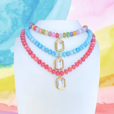 CANDY BEADED NECKLACE