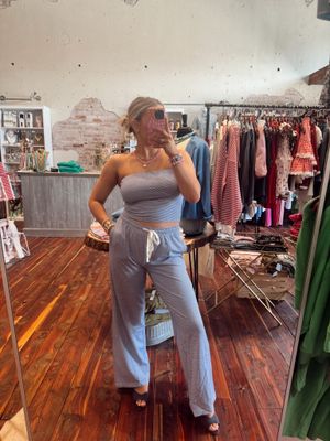 WIDE LEG SWEAT PANTS